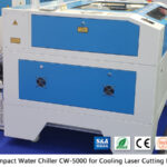 Pequeno resfriador de água CW5000 para cortador de gravador a laser de CO2 -  Povoação