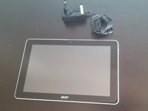 Tablet Acer com carregador