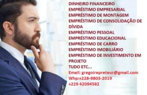 Oferta de empréstimo de dinheiro entre pessoas físicas